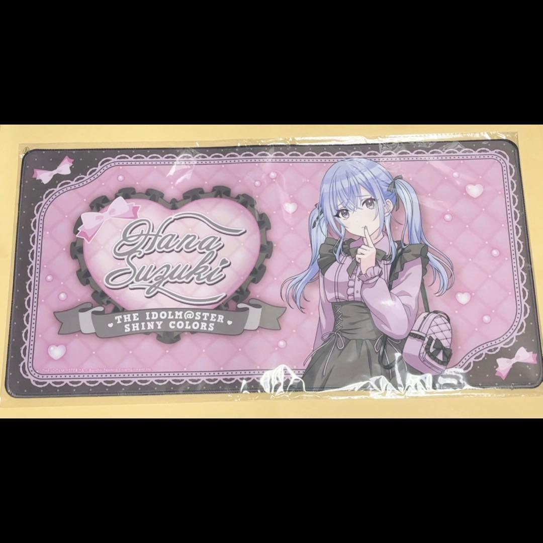 シャニマス めろきゅん♡モノクローム 鈴木羽那 デスクマット プレイマット アイドルマスター シャイニーカラーズ デスクマット 鈴木羽那 めろきゅ