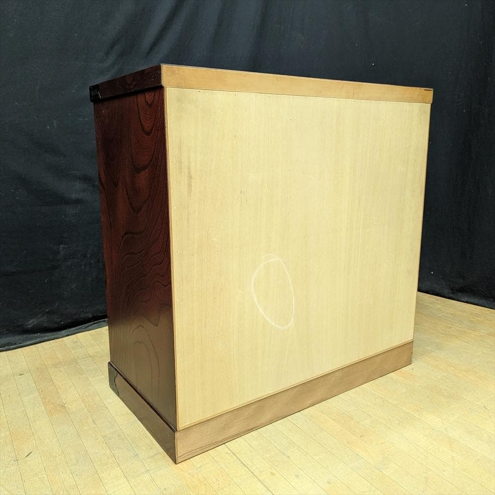 江戸民芸　牧正 作　欅 ケヤキ　整理箪笥　タンス　たんす　箪笥　チェスト　抽斗