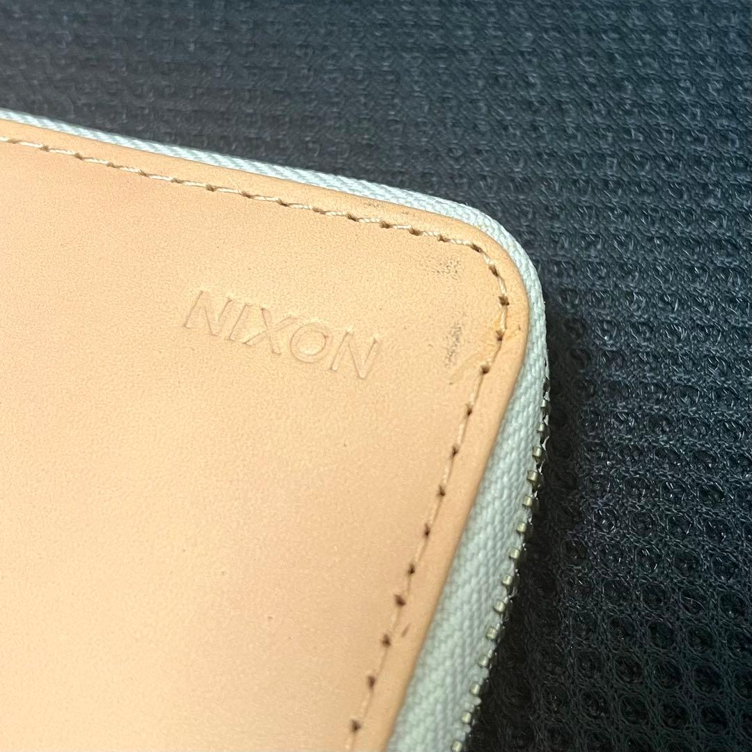 未使用】NIXON ニクソン MOORE 本革 長財布 ナチュラル NIXON