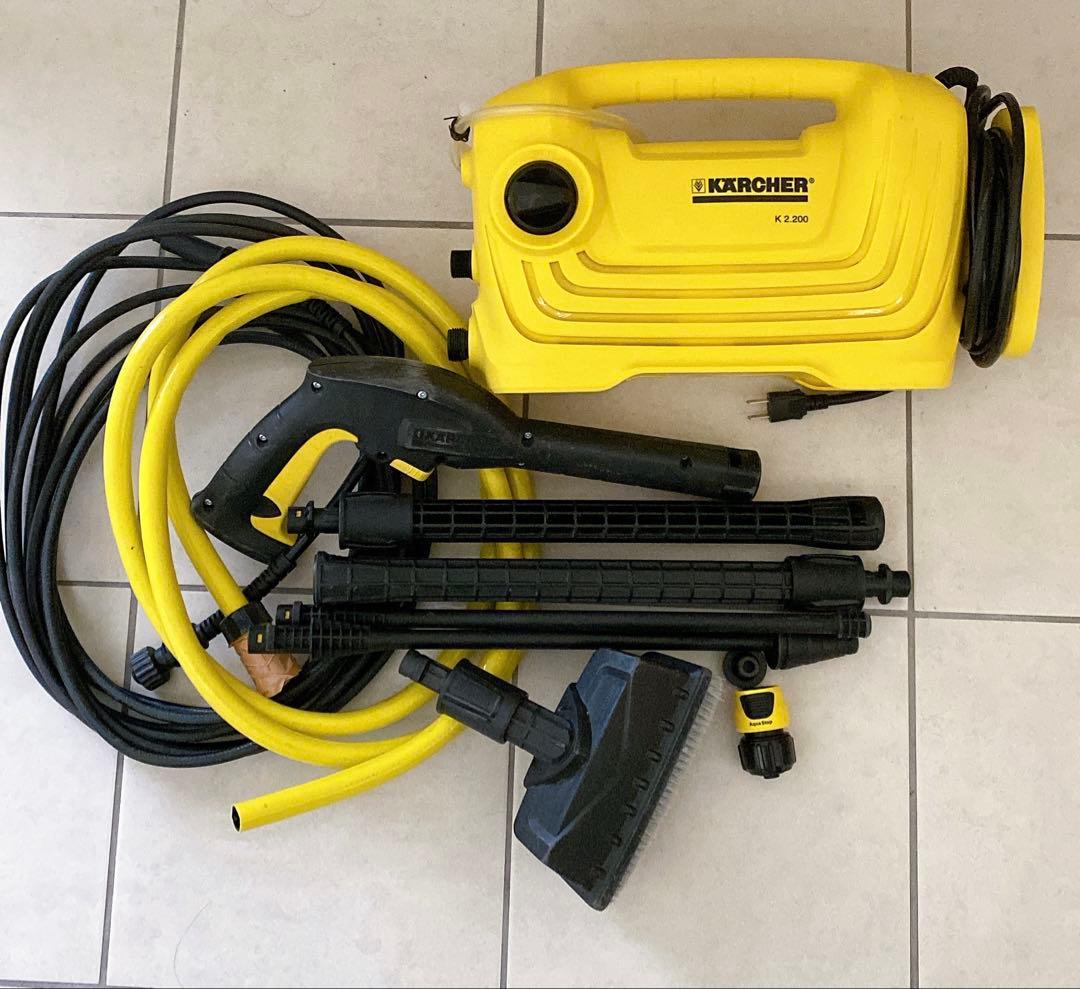 KARCHER（ケルヒャー） K2.200 +高圧ホース10m(別売) ケルヒャー（KARCHER） 高圧洗浄機 交換用高圧ホース 10m （クイック