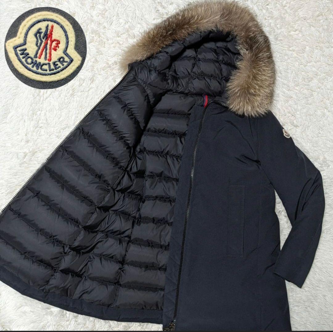 【美品】MONCLER BLAVET ダウンジャケット フォックスファー 新品未使用☆MONCLER BLAVET foxfur ダウンジャケット 1 黒 - メルカリ