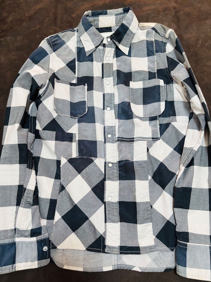 SEVESKIG チェックシャツ4点とベロア調キャップのセット