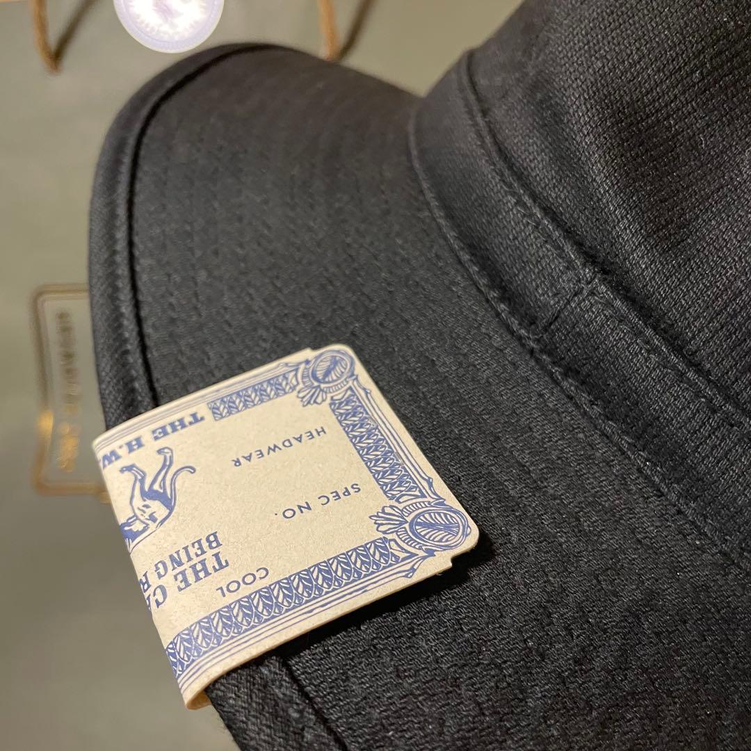 THE H.W.DOG&CO 2025 SS FATIGUE HATハット 黒