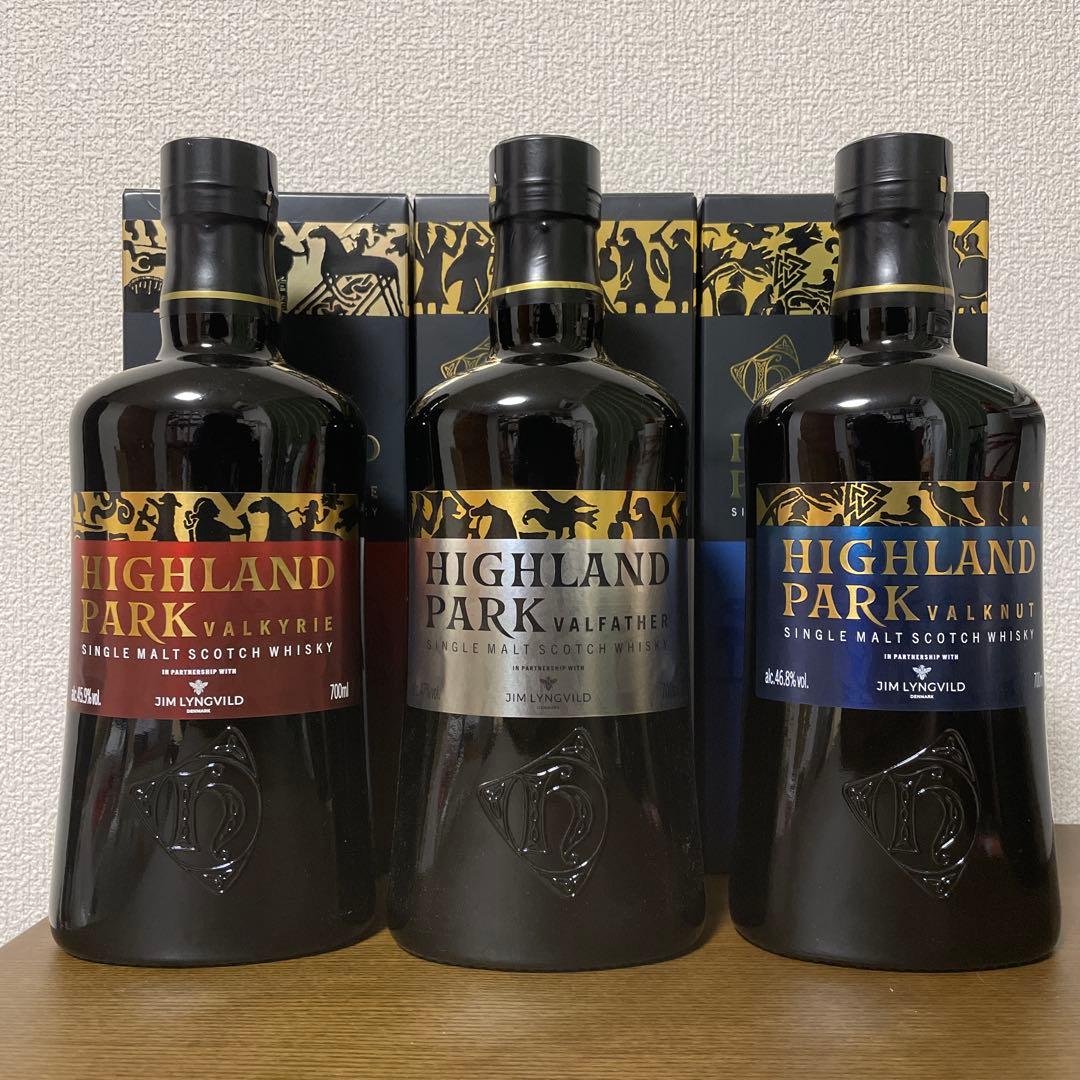 ハイランドパーク　ヴァルキリー、ヴァルファーザー、ヴァルクヌート　３本セット Amazon.co.jp: EDR ハイランドパーク ヴァルクヌート 700ML(限定