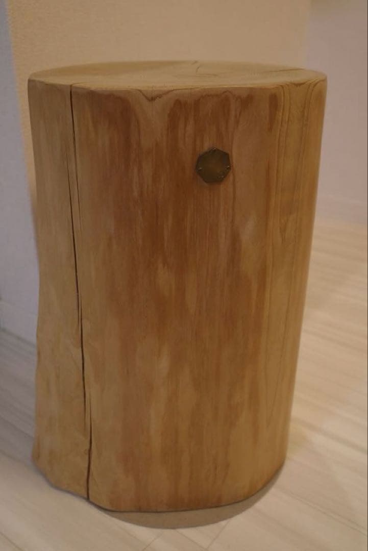 ア*ス様 【美品】カルデサック　スツール Cul de Sac - カルデサック 青森ヒバ丸太スツールの通販 by かぼすけ