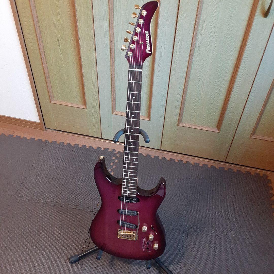FERNANDES エレキ　サスティナー 付きギターパープル　ゴトーペグ Purple Fernandes Electric Guitars for sale | eBay