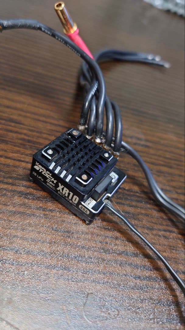 ホビーウイングXR10 STOCK Spec 80A ブラシレスアンプ あの人気アンプが新型になって登場です。（ホビーウイング） : 真