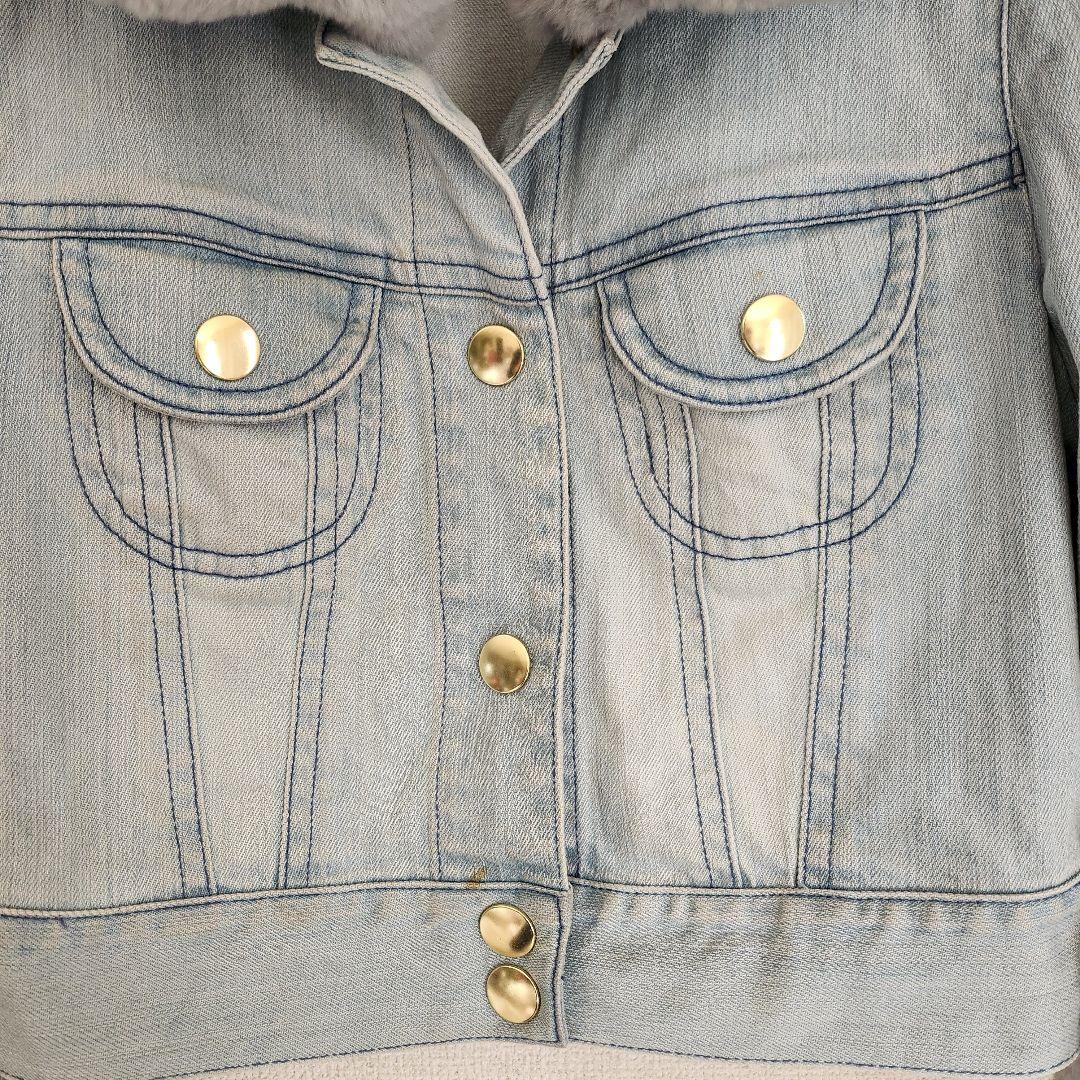 トゥービーシック ToBeChic レッキスファー デニムジャケット コート