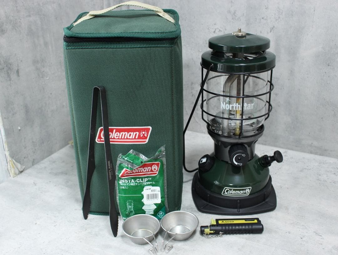 オマケ付き コールマン ノーススター2000 ガソリンランタン Coleman ガソリンランタン ノーススター 2000 ランタンケース&新品