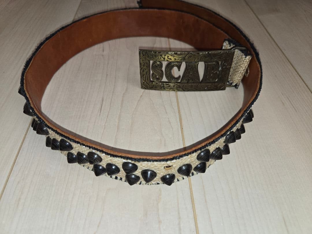 UnderCover SCAB ベルト UNDERCOVER(アンダーカバー) レザーベルト ブラック サイズ -｜【公式