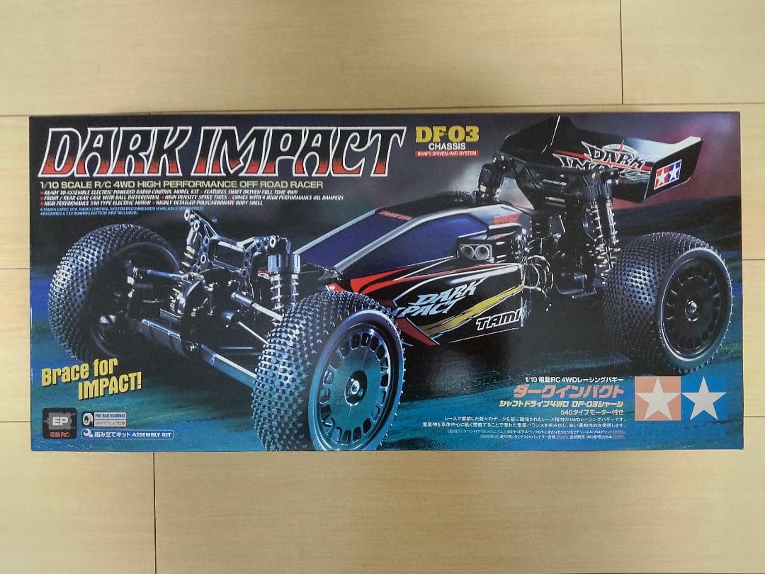 タミヤ 1/10 RCカー DARK IMPACT DF03 58370 未組立 1/10 SCALE R/C 4WD HIGH PERFORMANCE OFF ROAD RACER DARK IMPACT