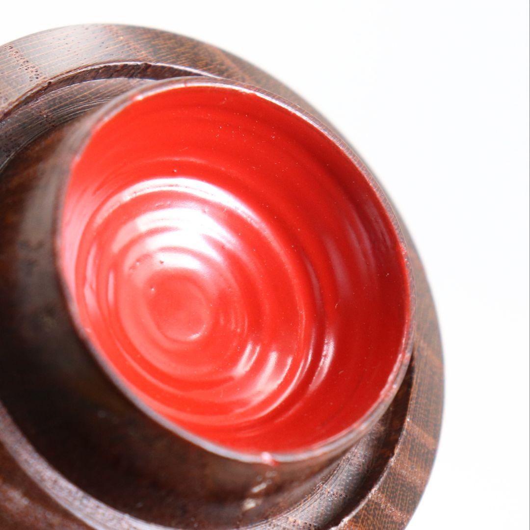 和田瑾斎作 宝塔香合 高橋介州識 茶道具 共箱 V830 N1