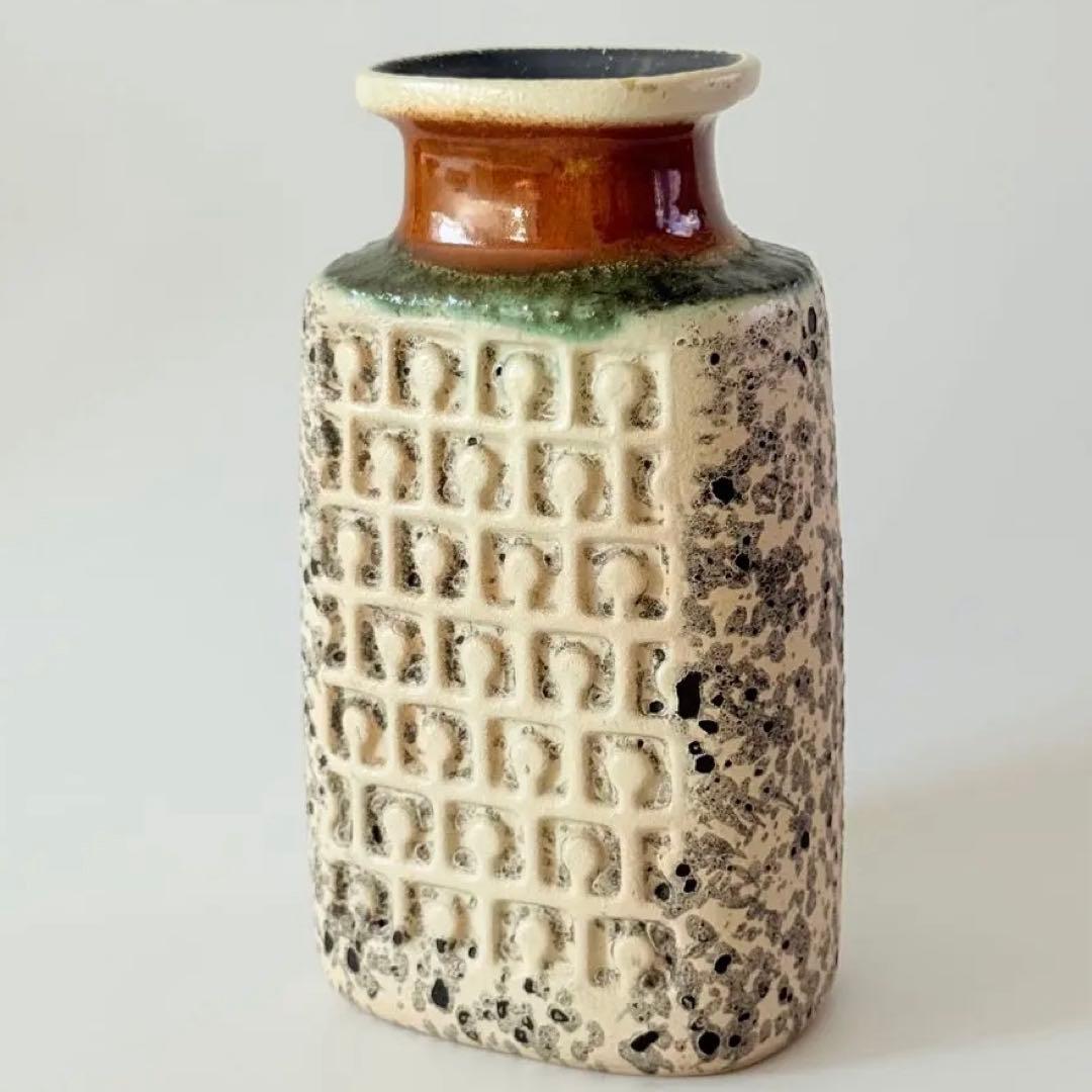 haldensleben fat lava ミッドセンチュリー 花瓶 Carstens - Fat Lava - WGP / 西ドイツ | - FLOLF - Y