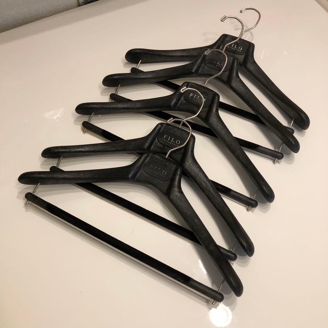 MAINETTI 衣類ハンガー 43㎝ 5本セット MAINETTI/マイネッティ - イタリア製 サルトリアーレハンガー（5本