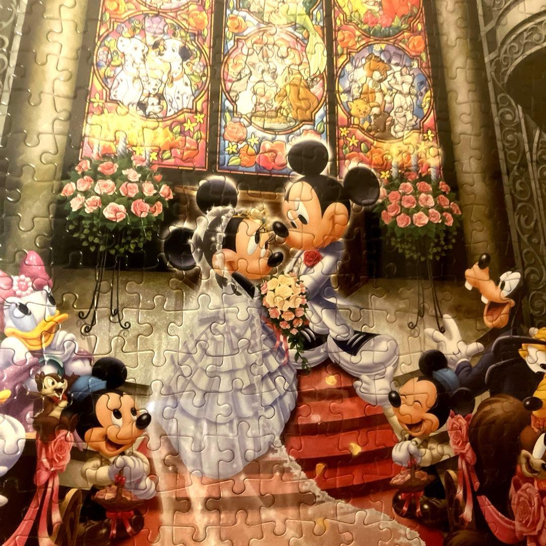 完成品 ディズニーパズル ミッキーミニー ウェディング 結婚式 - メルカリ