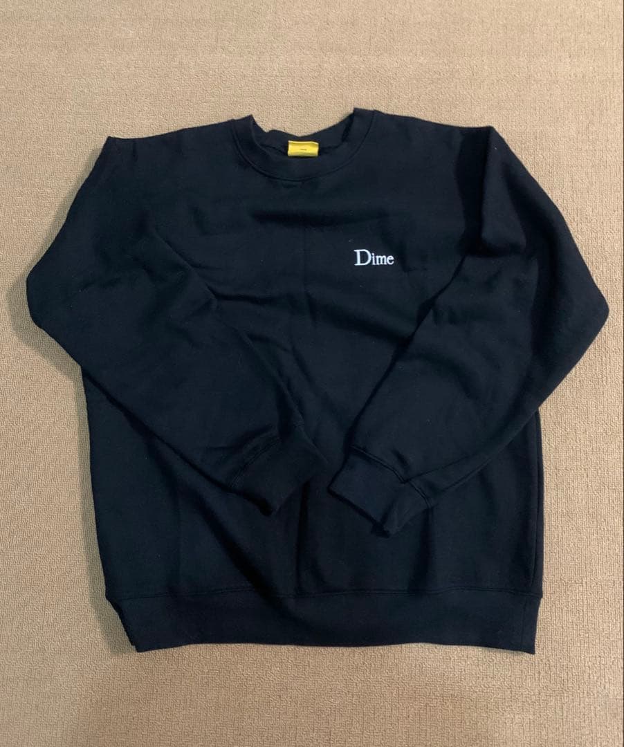 Dime ブラック スウェットM Hoodies and sweatshirts Dime Classic Small Logo Crewneck UNISEX