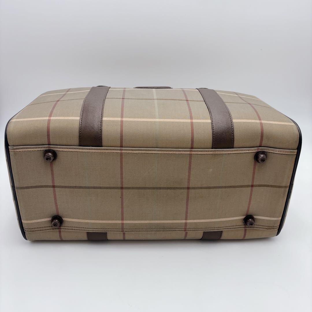 Burberrys' ボストンバッグ 玉虫色 ヴィンテージ 旅行バック