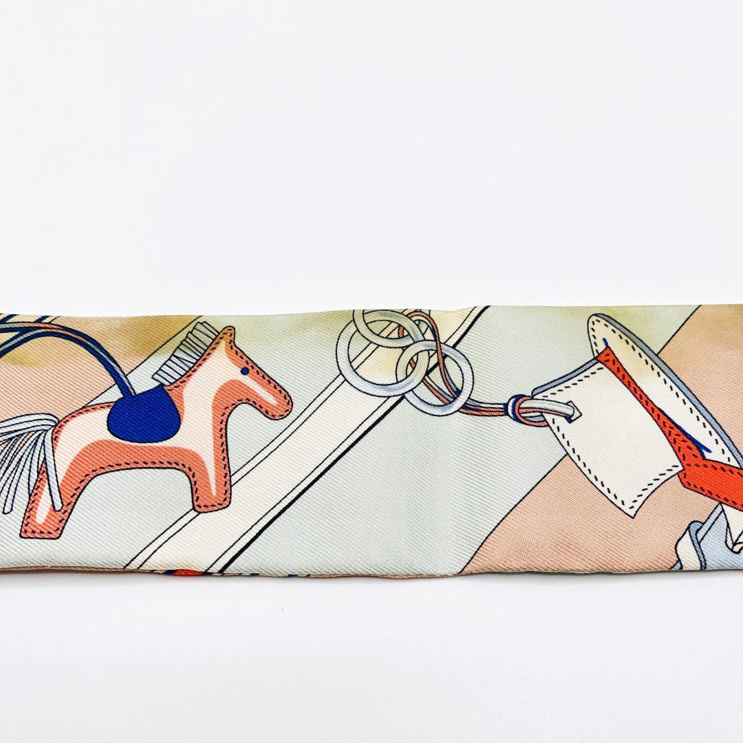エルメス HERMES ツイリー 馬勒とチャーム スカーフ タグあり - メルカリ
