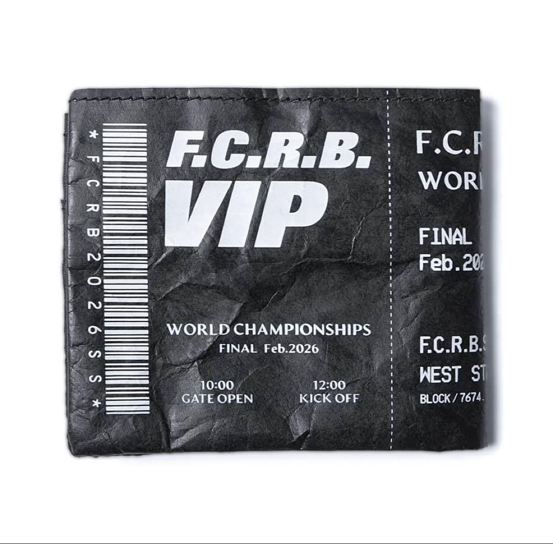 小物 FCRB 26SS TICKET MINI WALLET FCRB F.C.R.B. - 送料無料 FCRB 26SS TICKET MINI WALLET BLACKの通販 by