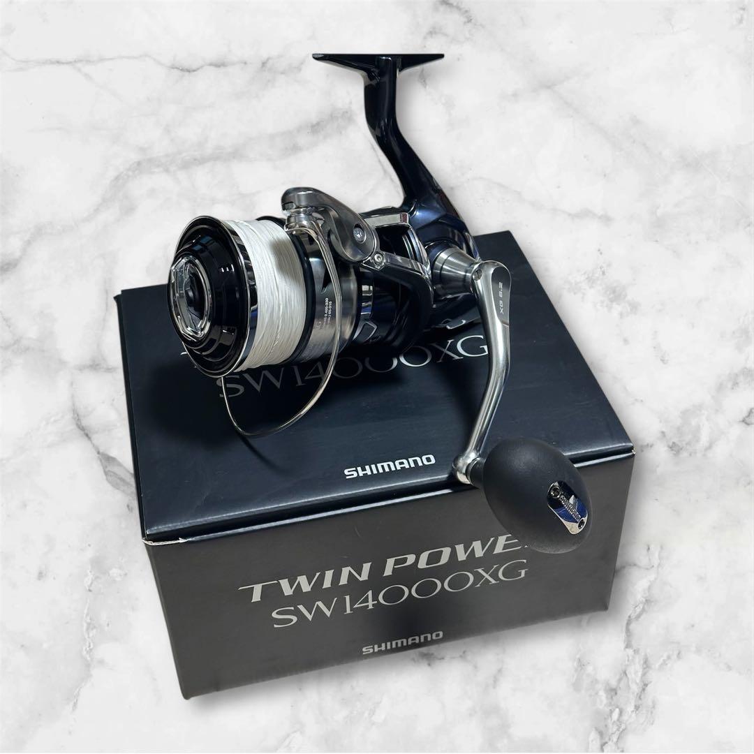 【使用2回】シマノ 21ツインパワーSW 14000XG フルドラグ6号300m 使用2回】シマノ 21ツインパワーSW 14000XG フルドラグ6号300m - メルカリ