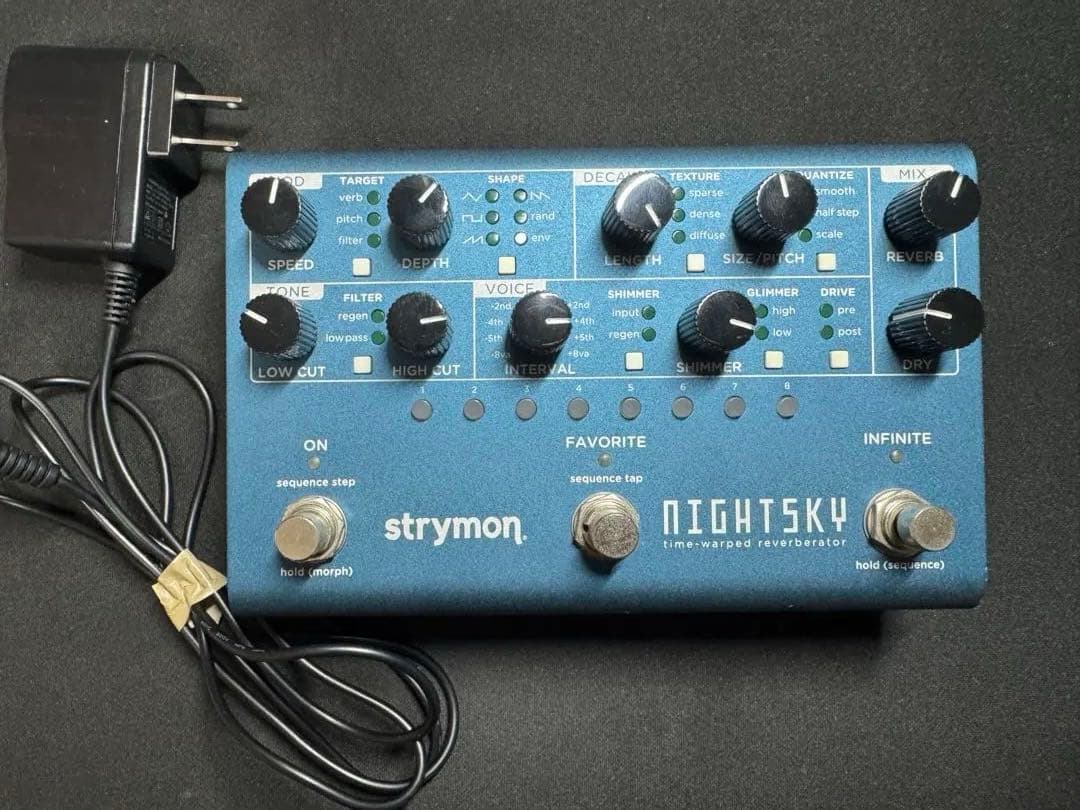 Strymon Nightsky ギターエフェクター　リバーブ Amazon | Strymon 「NIGHTSKY」シンセシス・リバーブ・マシーン [国内