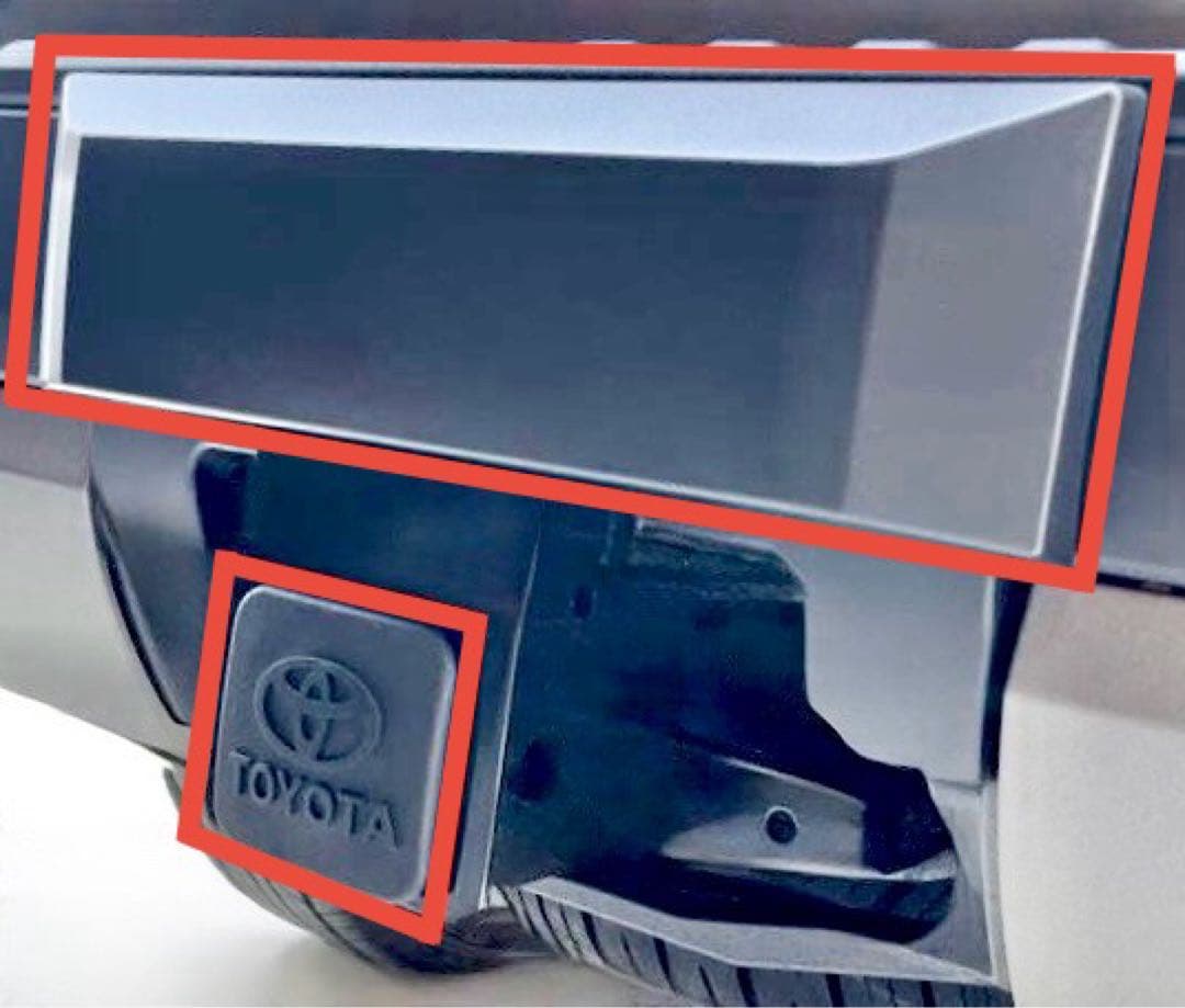 『セット品』 純正 ランクル 250 ヒッチカバー ガーニッシュ ハーフカバー ランドクルーザー ヒッチカバー ランクル250 専用 設計 LANDCRUISER250