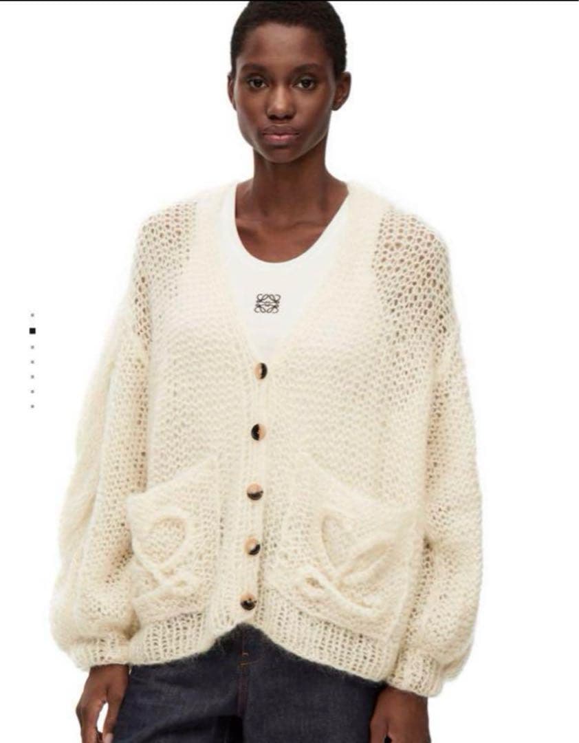 LOEWE ロエベ アナグラム カーディガン S - メルカリ