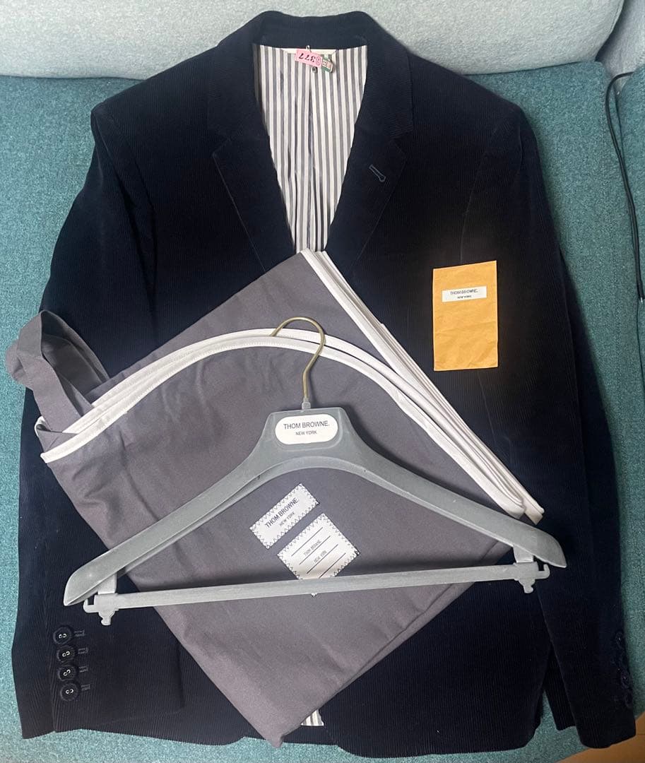 ★ヴィンテージ★THOM BROWNEトムブラウンコーデュロイジャケット THOM BROWNE - トムブラウン /thombrowne パイピング ジャケット の