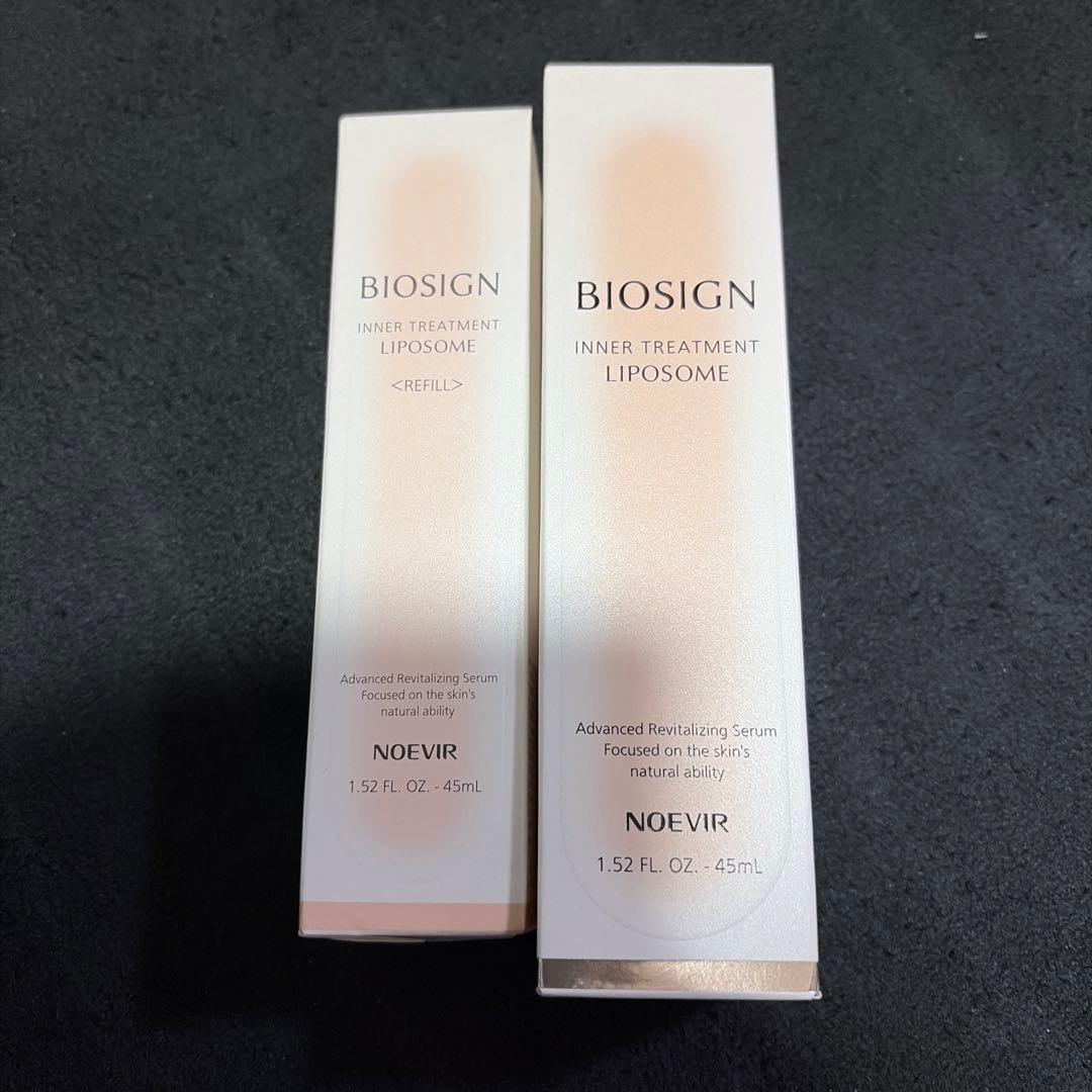 ノエビア☆バイオサインインナートリートメントリポソーム☆本体&詰替セット 試してみた】ノエビア バイオサイン インナートリートメント