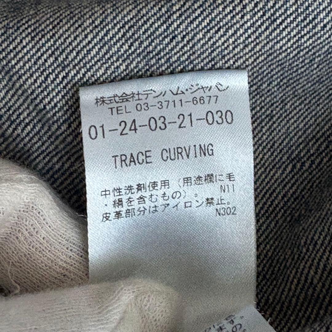 美品 デンハム デニムジャケット 2024年製 TRACE CURVING M - メルカリ