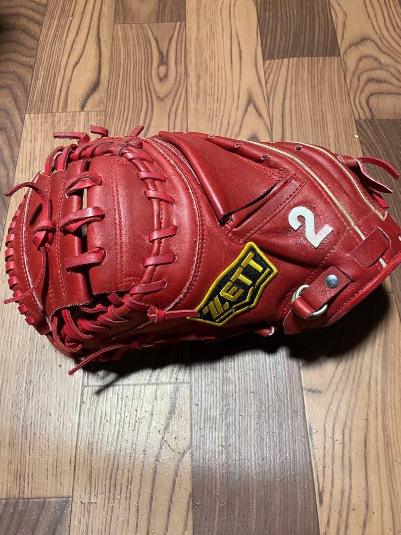 ZETT キャッチャーミット　左　レッド BRCB3412 ゼット（ZETT） キャッチャーミット ZETT BPROCM620 ブラウン 茶
