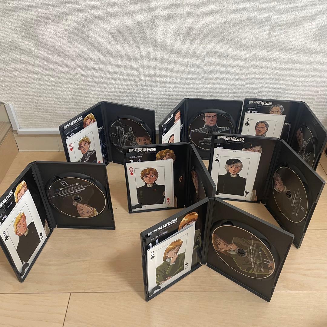 DVD 銀河英雄伝説 DVD-BOX SET1～SET4（トランプ付き）