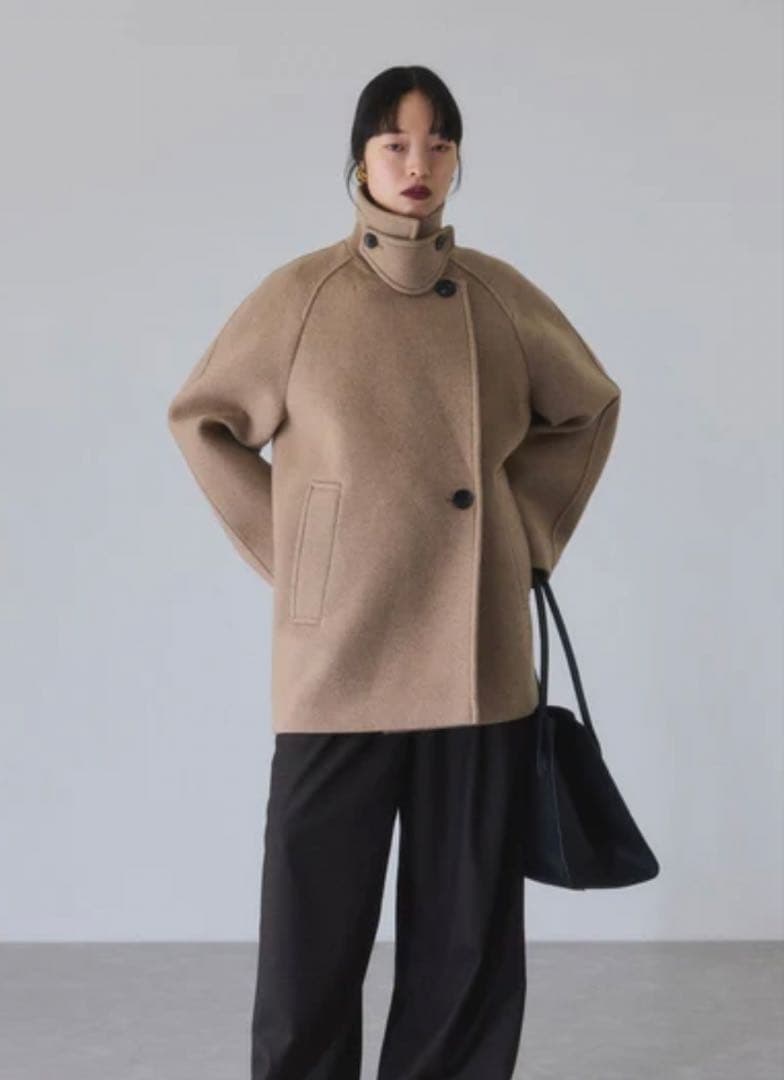 ウールボンディングミドルコート ADAM ET ROPE'｜ウールボンディングミドルコート | Rakuten Fashion