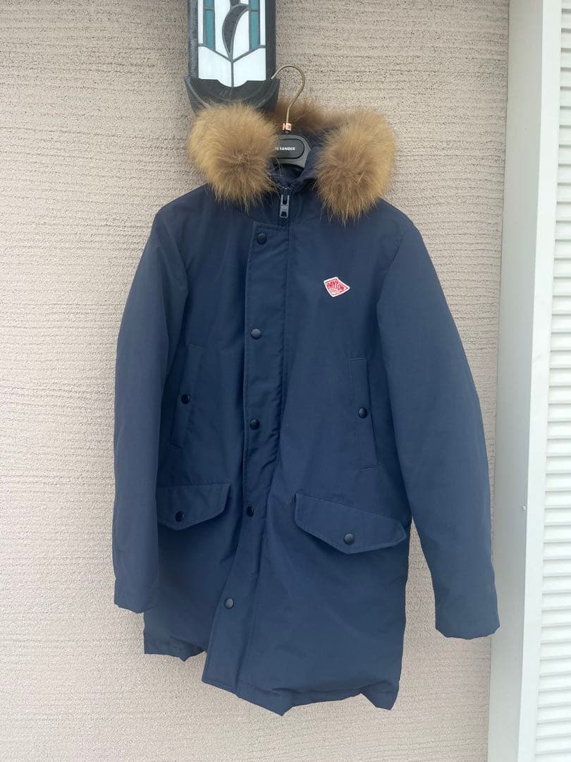 DANTON ネイビー ダウンジャケット 中古・古着通販】DANTON (ダントン) ホワイトグースダウンジャケット