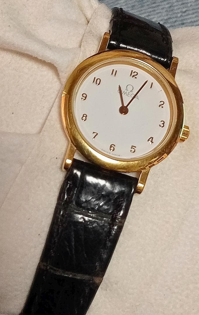 OMEGA De Ville オメガ デヴィル 白文字盤 レディースアンティーク オメガ OMEGA ｜DE VILLE・デ・ヴィル｜Cラインケース｜自動巻き・1969