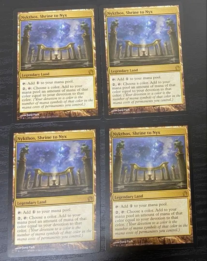 ニクスの祭殿、ニクソス Nykthos, Shrine to Nyx 4枚セット Nykthos, Shrine to Nyx | Theros | Star City Games