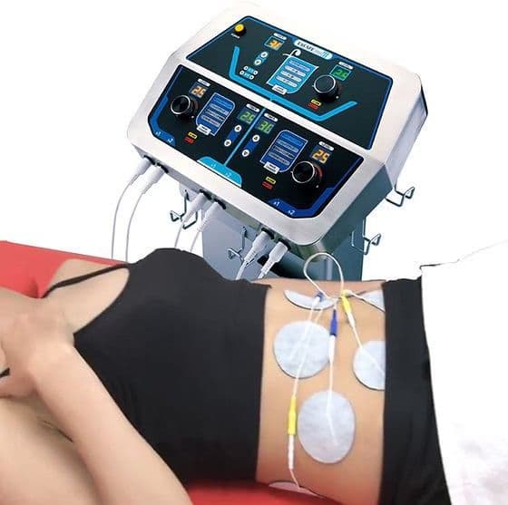 楽トレコアレEMS低周波用丸型直径8.5cm粘着パッド48個セット EMS・低周波用交換粘着スナップパッド (5x5cm角形4個) : E-PAD EMS低