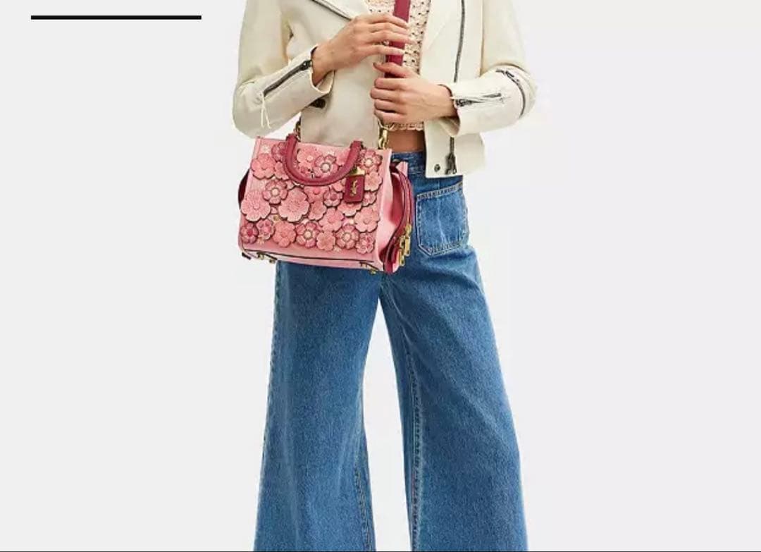 coach コーチ ローグ バッグ 25 カラーブロック ウィズ ティー ローズ