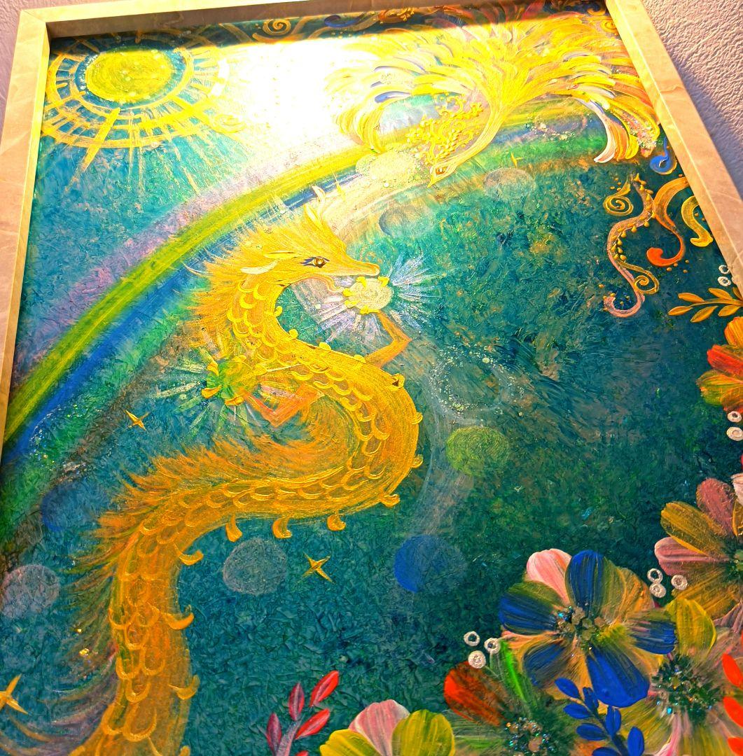 開運絵画 『神』 導きの最強コンビ様❀