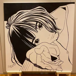 七*味様 江口寿史 版画「A Long vacation 」スペシャルバージョン