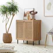 幅75] ラタン調キャビネット リビングボード | 【公式】LOWYA(ロウヤ