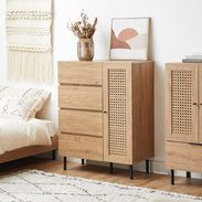 ラタン調 ハイキャビネット[幅60] | 【公式】LOWYA(ロウヤ) 家具