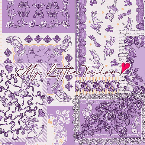 ミニ柄】ToiToiToi（テイラーVer）｜Purple×ドット柄切替 | jolifleur